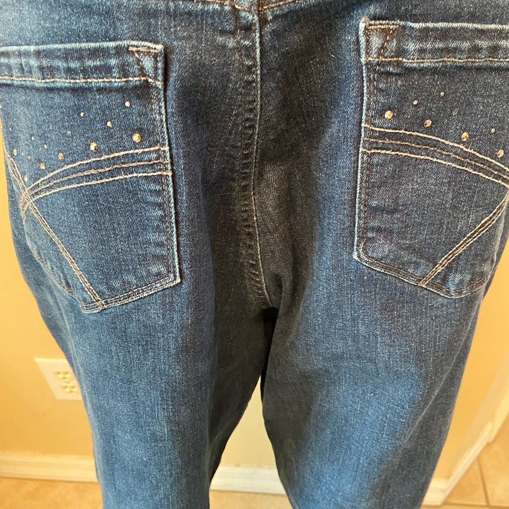 Gloria Vanderbilt blue jeans size 14 - Picture 6 of 10